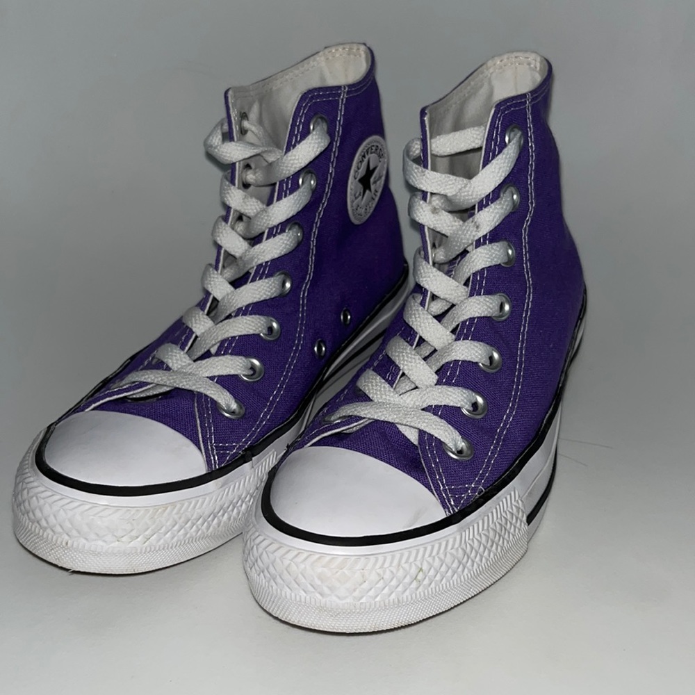 Purple Chuck Taylor’s